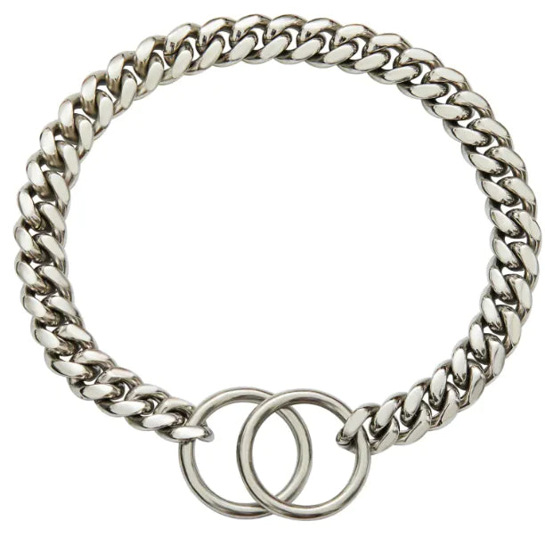 Correa de acero inoxidable para perros