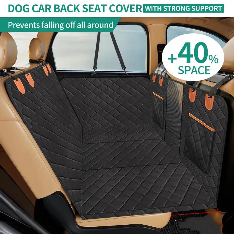 Funda de asiento con carga térmica para mascotas montada en el automóvil
